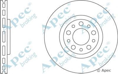 APEC BRAKING dsk2500 -  Тормозной диск